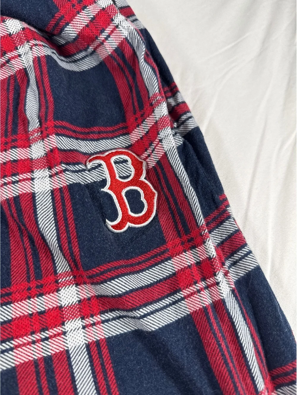 Concepts Sport Boston Red Sox Plaid Sleepwear Lounge Pants XL